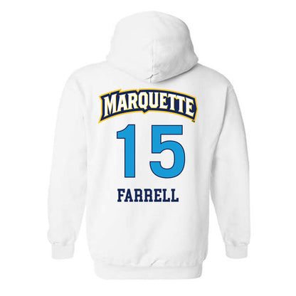 Marquette - NCAA Women's Lacrosse : Mckenna Farrell - Replica Shersey Hooded Sweatshirt-1