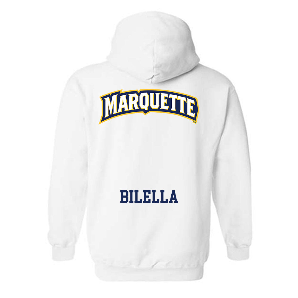 Marquette - NCAA Women's Lacrosse : Rose Bilella - Replica Shersey Hooded Sweatshirt-1