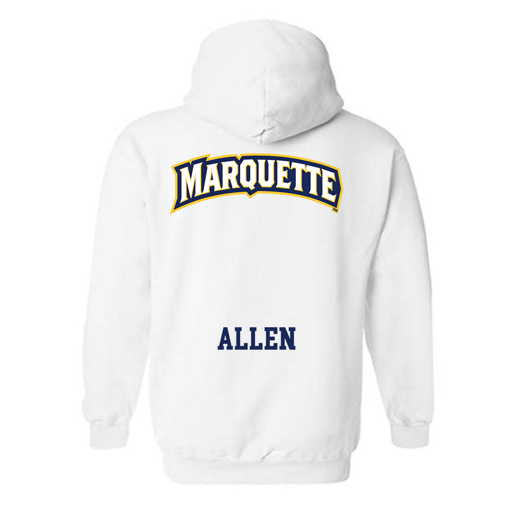 Marquette - NCAA Women's Lacrosse : Madeline Allen - Replica Shersey Hooded Sweatshirt-1