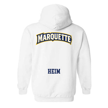 Marquette - NCAA Women's Lacrosse : Reese Heim - Replica Shersey Hooded Sweatshirt-1