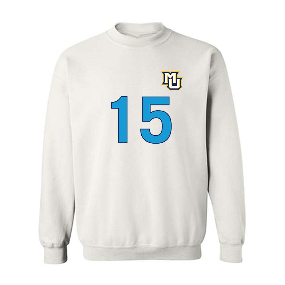Marquette - NCAA Women's Lacrosse : Mckenna Farrell - Replica Shersey Crewneck Sweatshirt-0