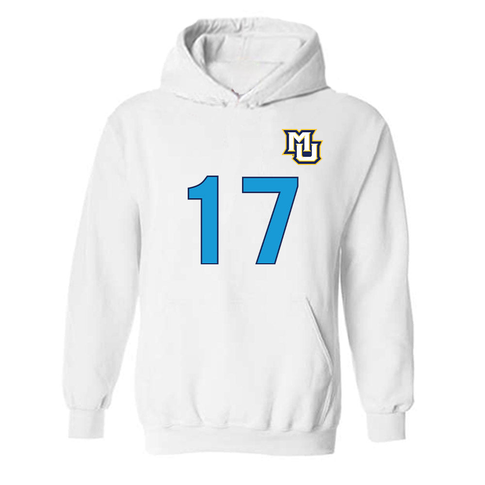 Marquette - NCAA Women's Lacrosse : Madeline Allen - Replica Shersey Hooded Sweatshirt-0