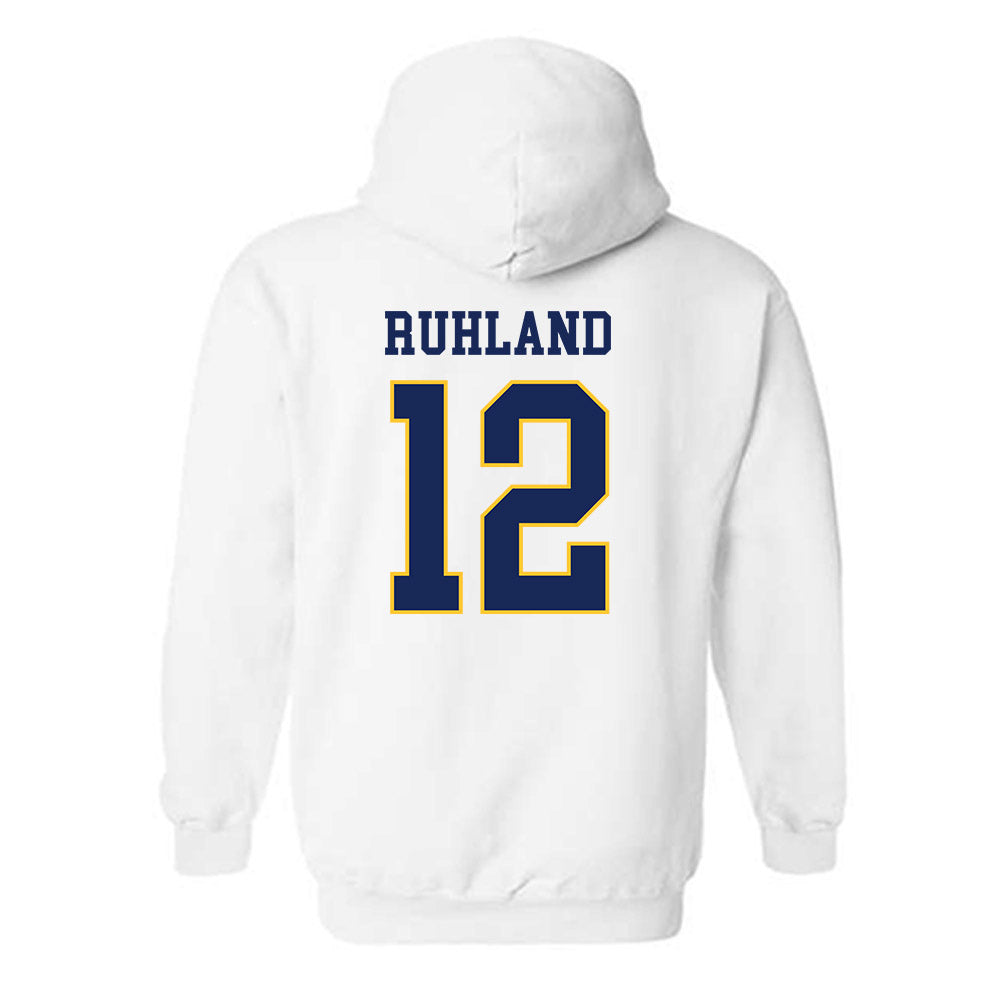 Marquette - NCAA Women's Soccer : Abby Ruhland - Replica Shersey Hooded Sweatshirt-1