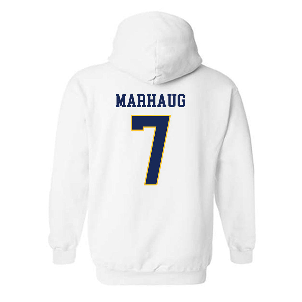 Marquette - NCAA Women's Soccer : Ida Marhaug - Replica Shersey Hooded Sweatshirt-1