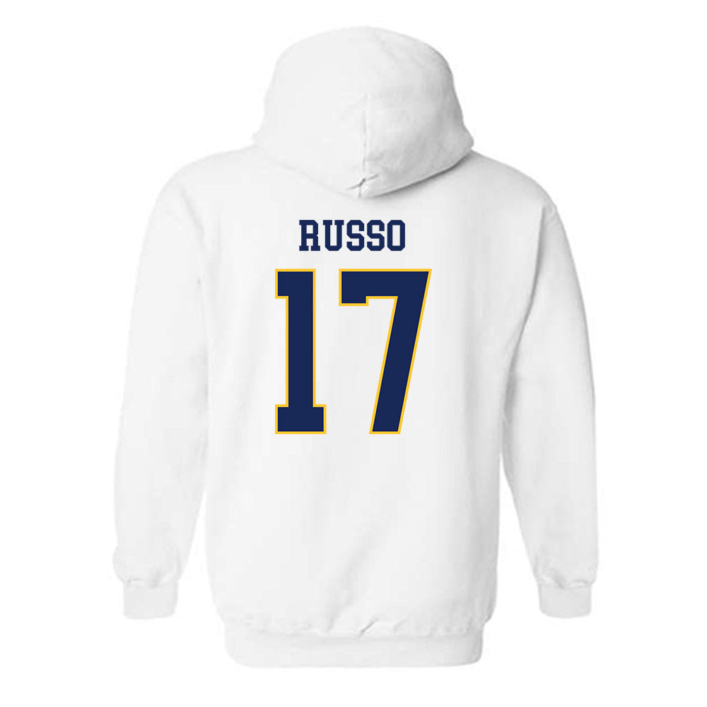 Marquette - NCAA Women's Soccer : Allessandra Russo - Replica Shersey Hooded Sweatshirt-1