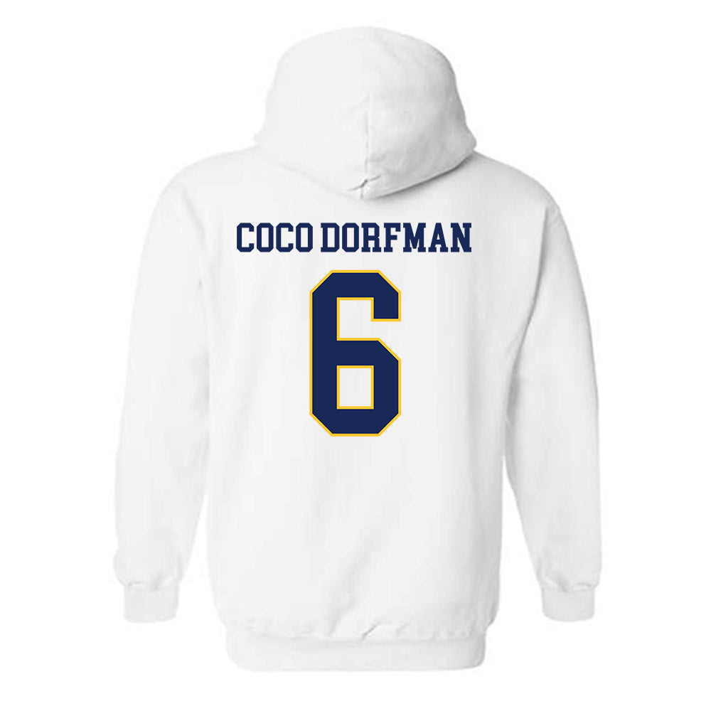 Marquette - NCAA Women's Soccer : Coco dorfman Coco dorfman - Replica Shersey Hooded Sweatshirt-1