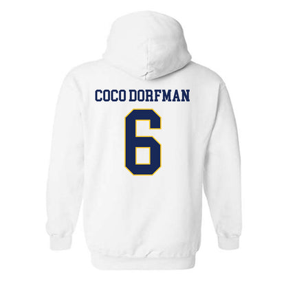 Marquette - NCAA Women's Soccer : Coco dorfman Coco dorfman - Replica Shersey Hooded Sweatshirt-1