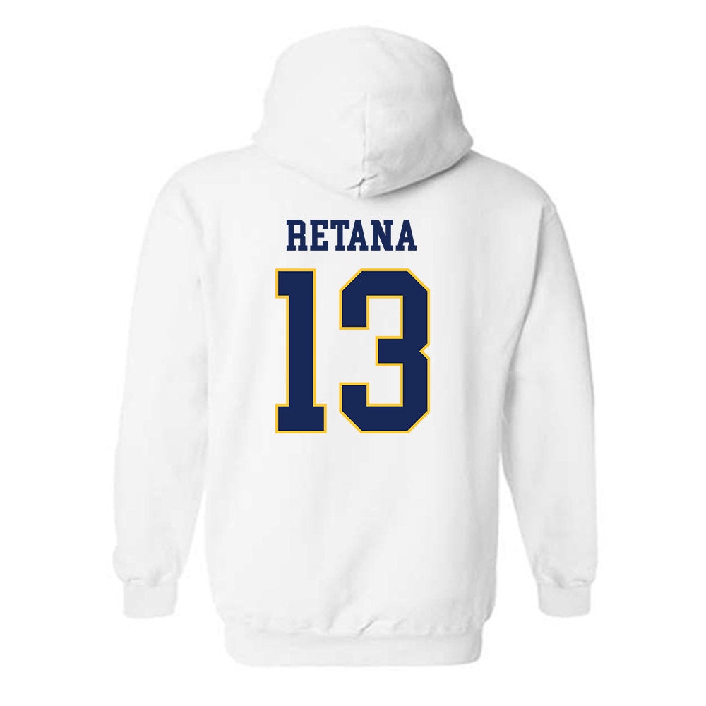 Marquette - NCAA Women's Soccer : Gabriela Retana - Replica Shersey Hooded Sweatshirt-1