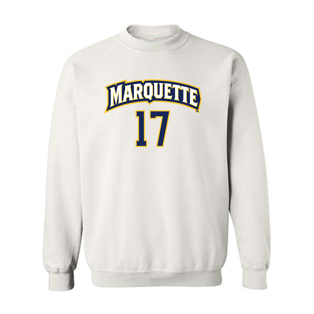 Marquette - NCAA Women's Soccer : Cate Downs - Replica Shersey Crewneck Sweatshirt-0