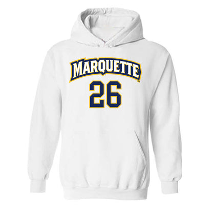 Marquette - NCAA Women's Soccer : Kate Vanden Berg - Replica Shersey Hooded Sweatshirt-0