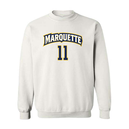 Marquette - NCAA Women's Soccer : Paige Dziedzic - Replica Shersey Crewneck Sweatshirt-0