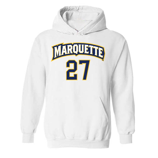 Marquette - NCAA Women's Soccer : Piper Lucier - Replica Shersey Hooded Sweatshirt-0
