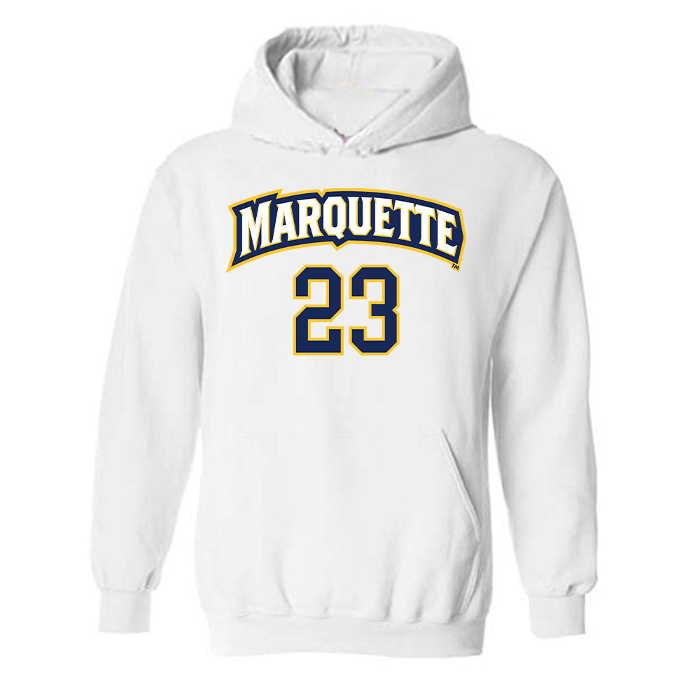 Marquette - NCAA Women's Soccer : Emlhi Fix - Replica Shersey Hooded Sweatshirt-0