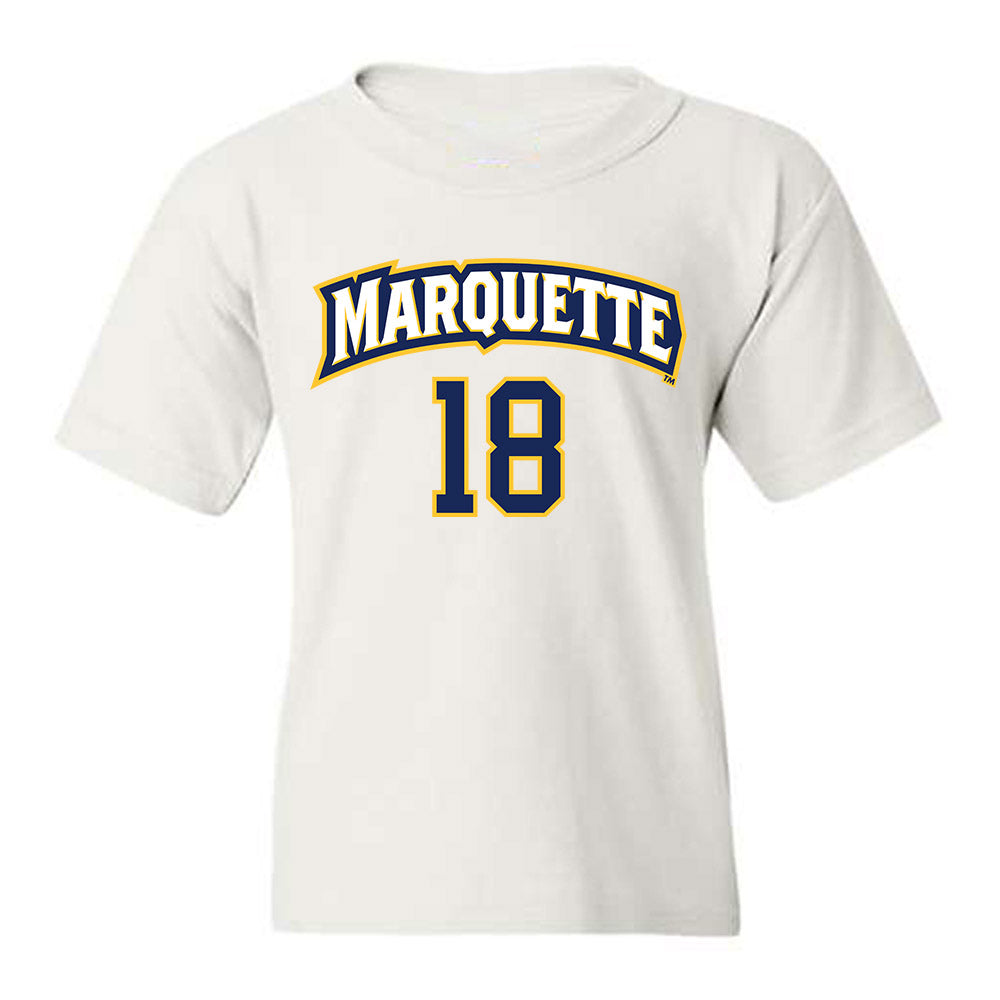 Marquette - NCAA Women's Soccer : Capri Oliviero - Replica Shersey Youth T-Shirt-0
