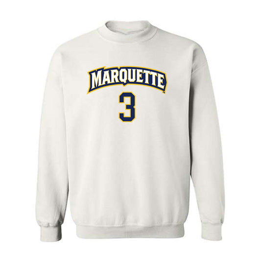 Marquette - NCAA Women's Soccer : Molly Keiper - Replica Shersey Crewneck Sweatshirt-0