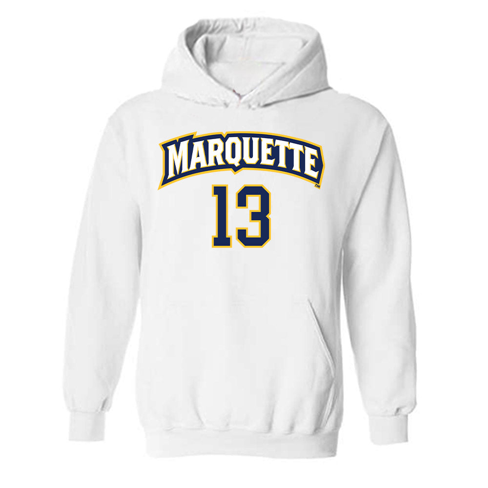 Marquette - NCAA Women's Soccer : Gabriela Retana - Replica Shersey Hooded Sweatshirt-0