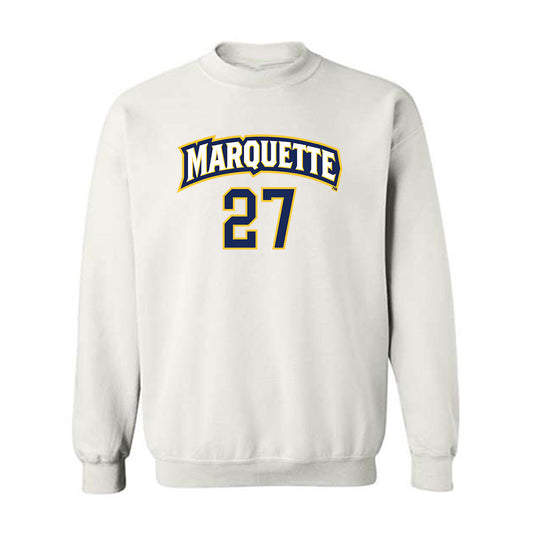 Marquette - NCAA Women's Soccer : Piper Lucier - Replica Shersey Crewneck Sweatshirt-0
