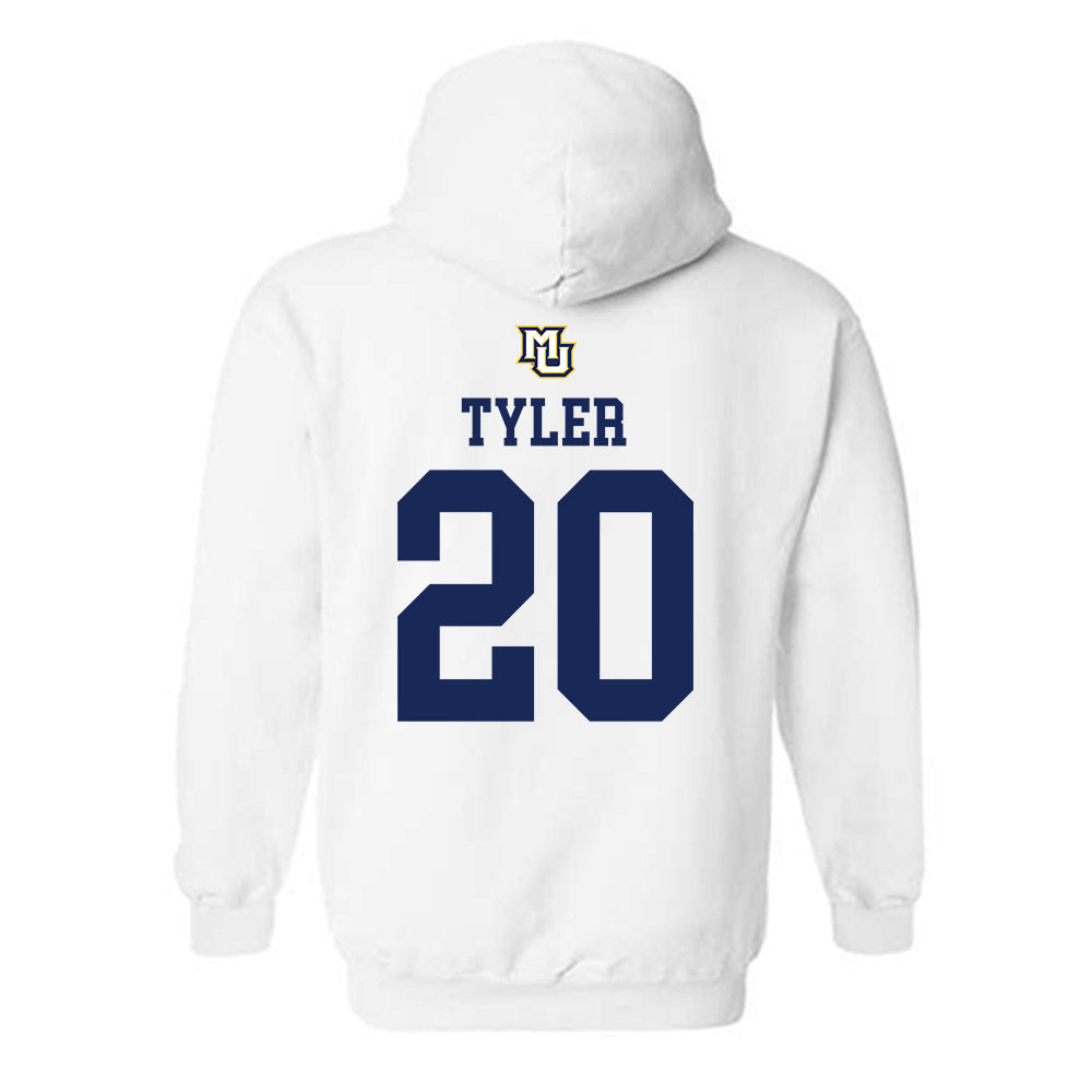 Marquette - NCAA Women's Volleyball : Carson Tyler - Replica Shersey Hooded Sweatshirt-1