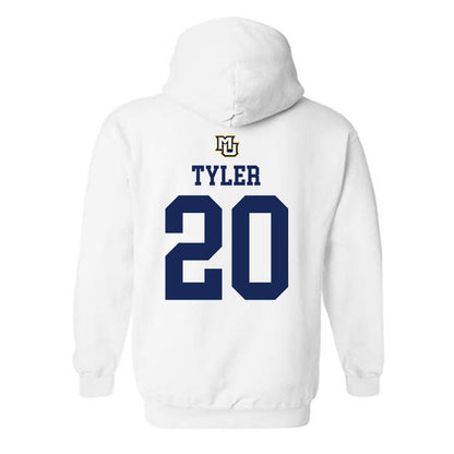 Marquette - NCAA Women's Volleyball : Carson Tyler - Replica Shersey Hooded Sweatshirt-1