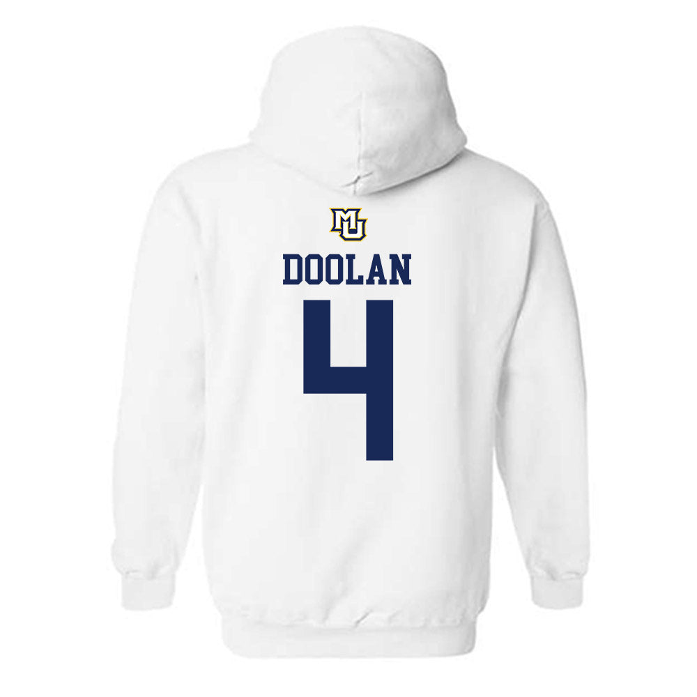 Marquette - NCAA Women's Volleyball : Caydence Doolan - Replica Shersey Hooded Sweatshirt-1