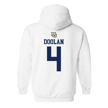 Marquette - NCAA Women's Volleyball : Caydence Doolan - Replica Shersey Hooded Sweatshirt-1