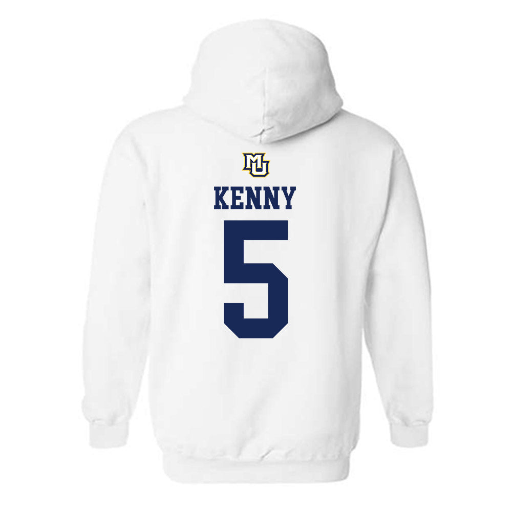 Marquette - NCAA Women's Volleyball : Calli Kenny - Replica Shersey Hooded Sweatshirt-1
