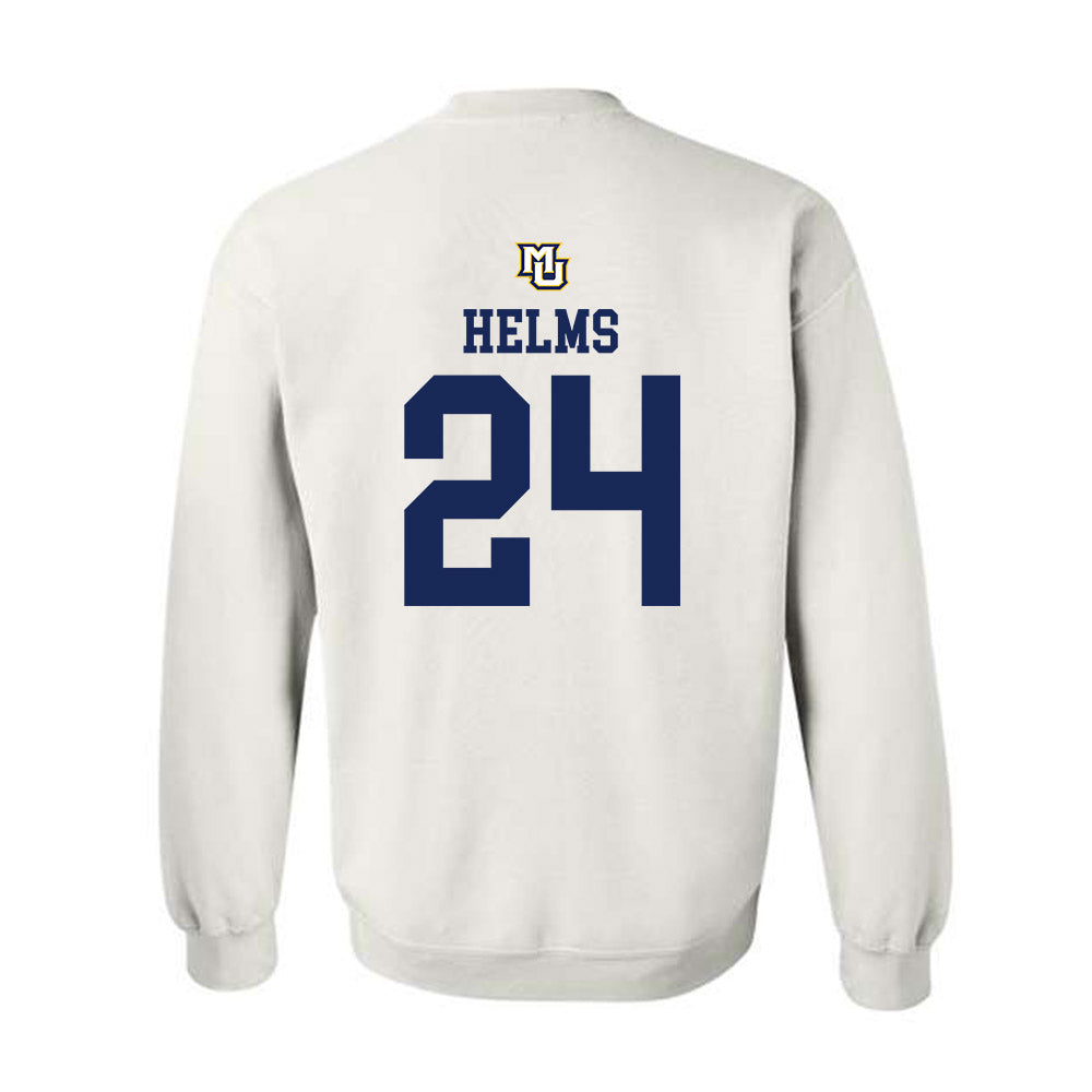 Marquette - NCAA Women's Volleyball : Avery Helms - Replica Shersey Crewneck Sweatshirt-1