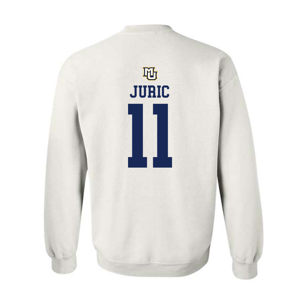 Marquette - NCAA Women's Volleyball : Tani Juric - Replica Shersey Crewneck Sweatshirt-1