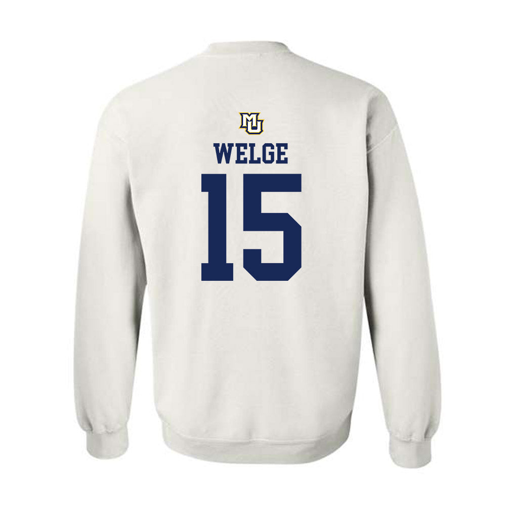 Marquette - NCAA Women's Volleyball : Molly Welge - Replica Shersey Crewneck Sweatshirt-1