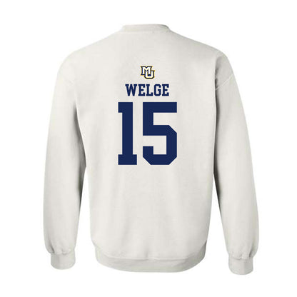 Marquette - NCAA Women's Volleyball : Molly Welge - Replica Shersey Crewneck Sweatshirt-1