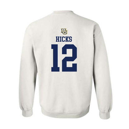 Marquette - NCAA Women's Volleyball : Aubrey Hicks - Replica Shersey Crewneck Sweatshirt-1