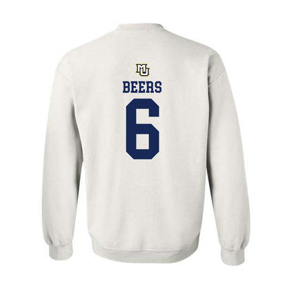 Marquette - NCAA Women's Volleyball : Alicia Beers - Replica Shersey Crewneck Sweatshirt-1