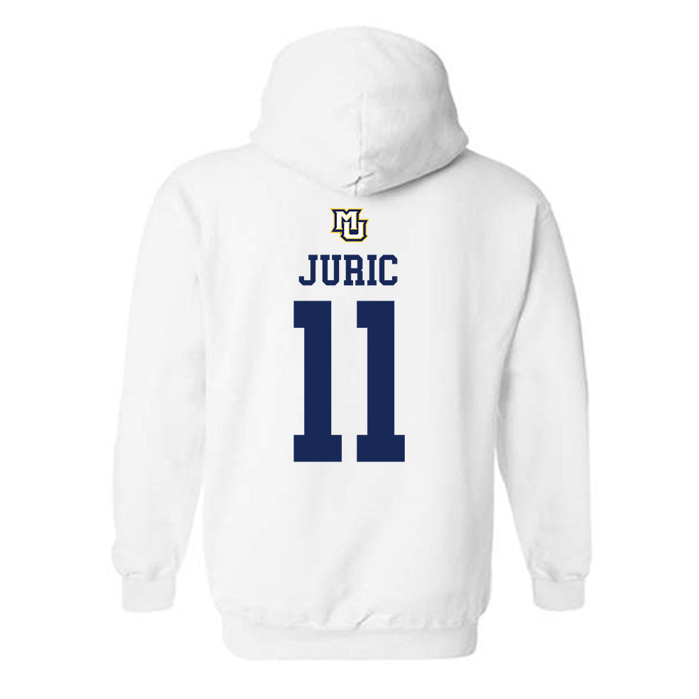 Marquette - NCAA Women's Volleyball : Tani Juric - Replica Shersey Hooded Sweatshirt-1
