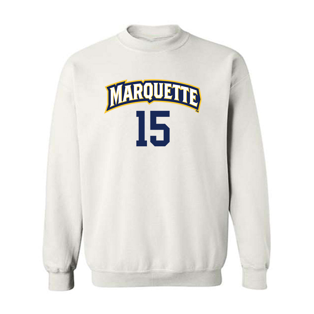 Marquette - NCAA Women's Volleyball : Molly Welge - Replica Shersey Crewneck Sweatshirt-0