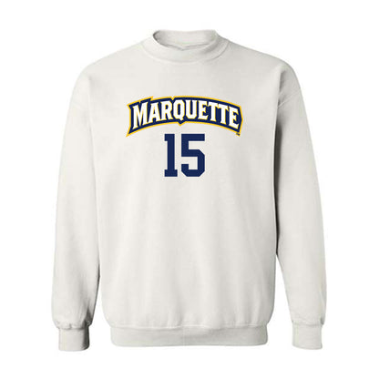 Marquette - NCAA Women's Volleyball : Molly Welge - Replica Shersey Crewneck Sweatshirt-0