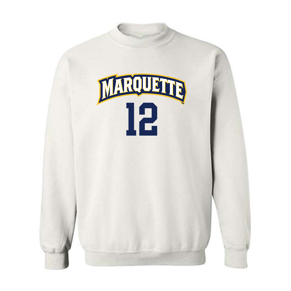 Marquette - NCAA Women's Volleyball : Aubrey Hicks - Replica Shersey Crewneck Sweatshirt-0
