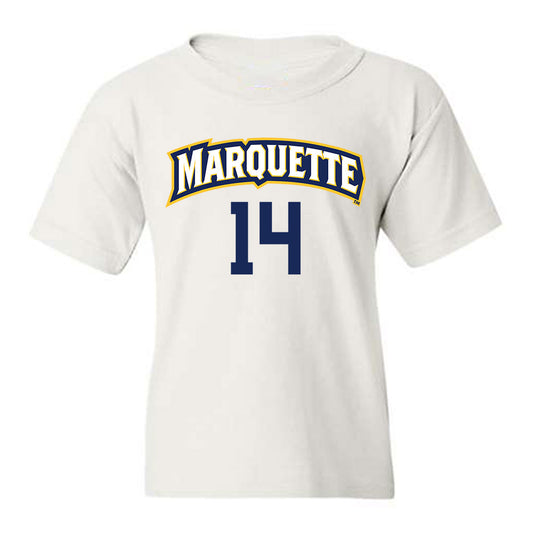 Marquette - NCAA Women's Volleyball : Annika Kowalski - Replica Shersey Youth T-Shirt-0