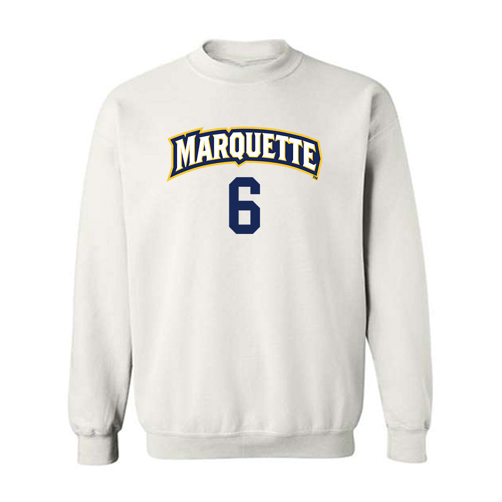 Marquette - NCAA Women's Volleyball : Alicia Beers - Replica Shersey Crewneck Sweatshirt-0