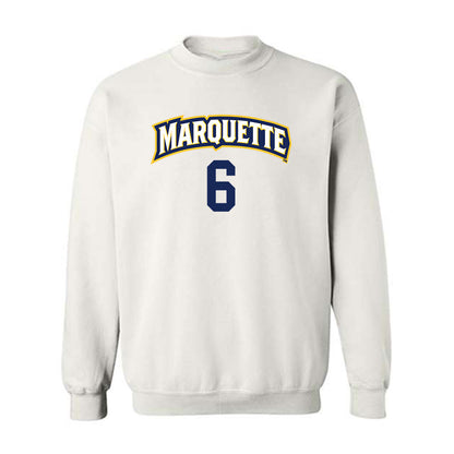 Marquette - NCAA Women's Volleyball : Alicia Beers - Replica Shersey Crewneck Sweatshirt-0