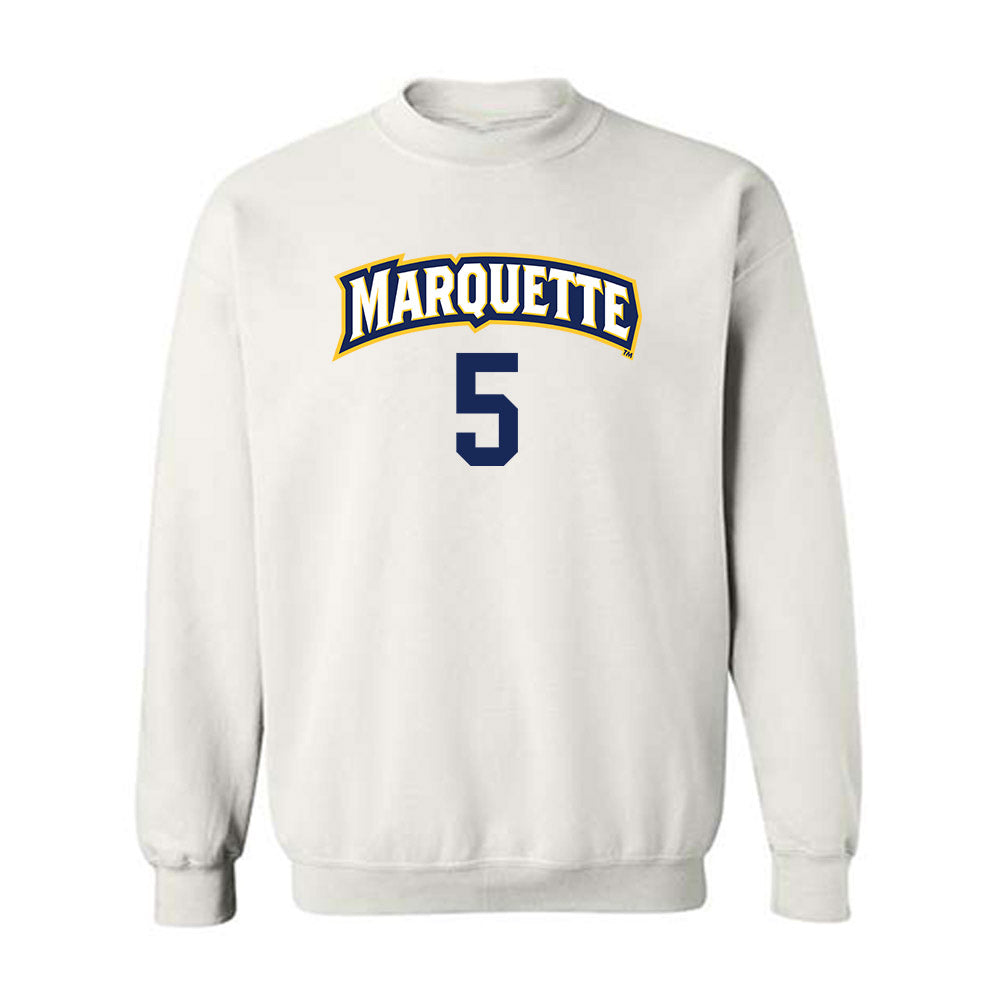 Marquette - NCAA Women's Volleyball : Calli Kenny - Replica Shersey Crewneck Sweatshirt-0