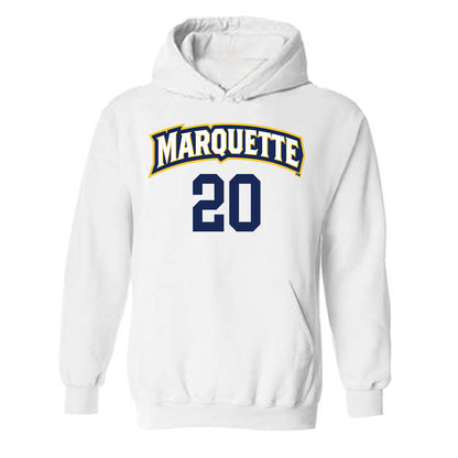 Marquette - NCAA Women's Volleyball : Carson Tyler - Replica Shersey Hooded Sweatshirt-0