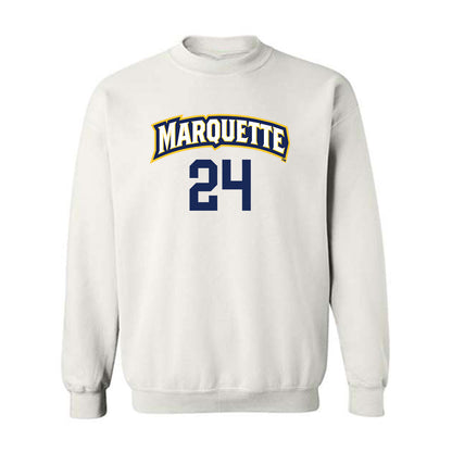 Marquette - NCAA Women's Volleyball : Avery Helms - Replica Shersey Crewneck Sweatshirt-0