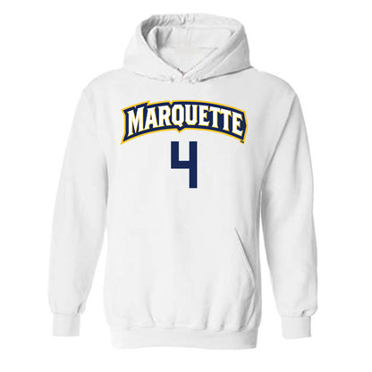 Marquette - NCAA Women's Volleyball : Caydence Doolan - Replica Shersey Hooded Sweatshirt-0