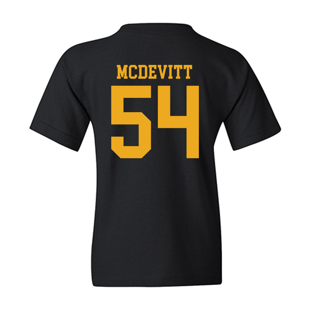 Missouri - NCAA Baseball : Josh McDevitt - Replica Shersey Youth T-Shirt-1
