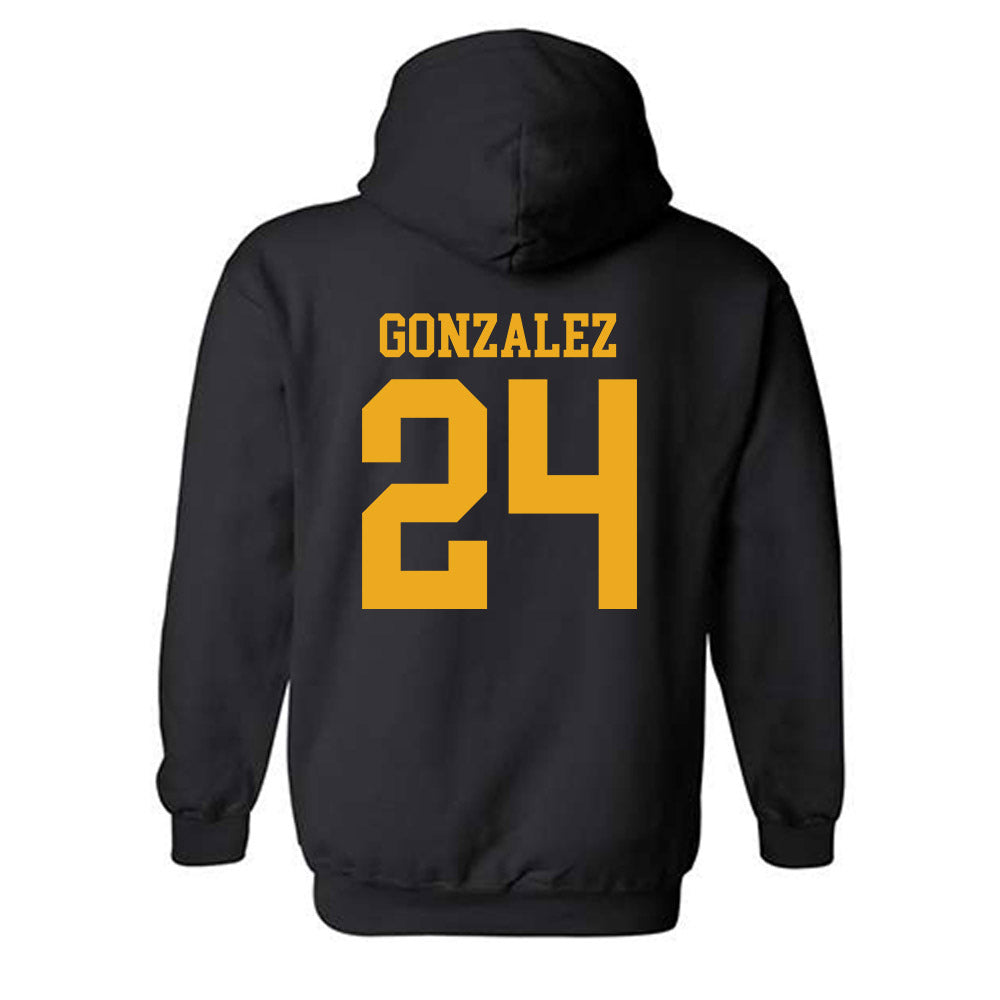 Missouri - NCAA Baseball : Keyler Gonzalez - Replica Shersey Hooded Sweatshirt-1