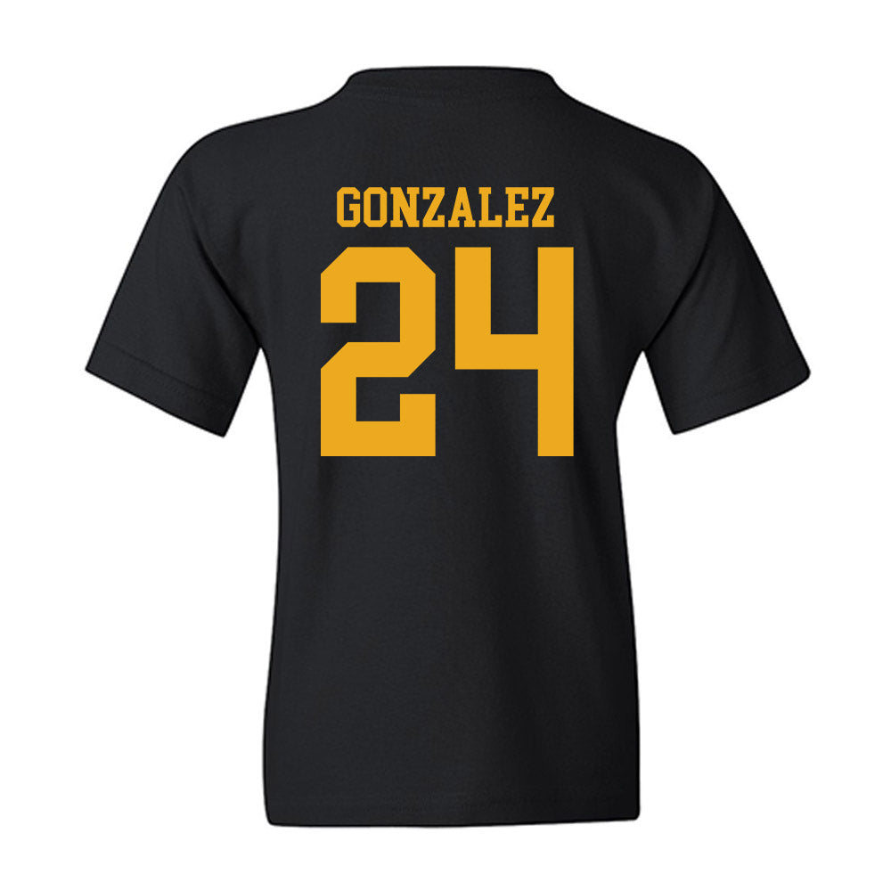 Missouri - NCAA Baseball : Keyler Gonzalez - Replica Shersey Youth T-Shirt-1
