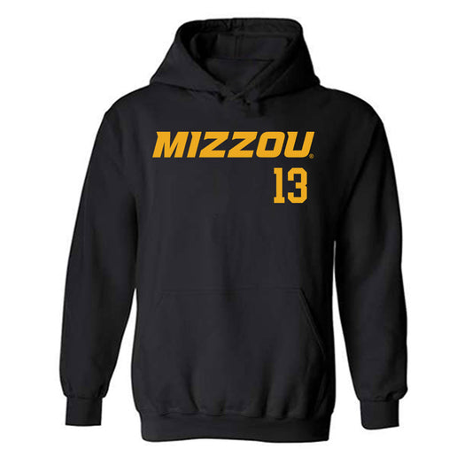 Missouri - NCAA Baseball : Sam Parker - Replica Shersey Hooded Sweatshirt-0