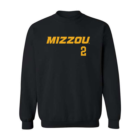 Missouri - NCAA Baseball : Brock Daniels - Replica Shersey Crewneck Sweatshirt-0