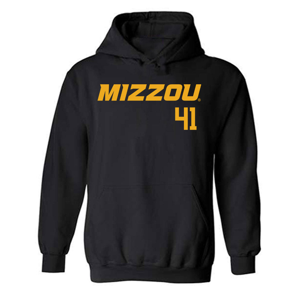 Missouri - NCAA Baseball : Nic Smith - Replica Shersey Hooded Sweatshirt-0