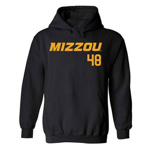 Missouri - NCAA Baseball : Kadin Muckley - Replica Shersey Hooded Sweatshirt-0
